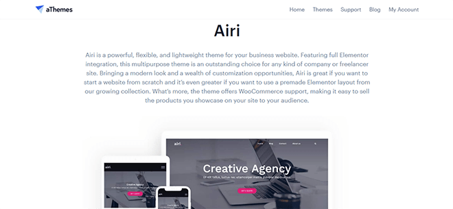 Airi Theme | Best Free WordPress Themes