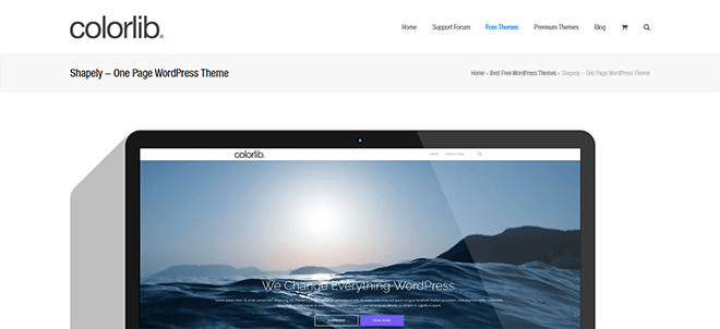 Shapely Theme | Best Free WordPress Themes