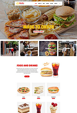 Restaurant and Cafe WP Theme 12