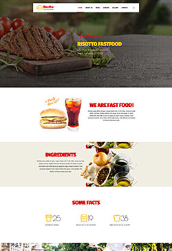 Restaurant and Cafe WP Theme 14