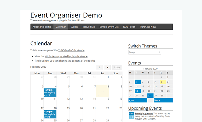 Event Organizer | Best WordPress Event Calendar Plugins