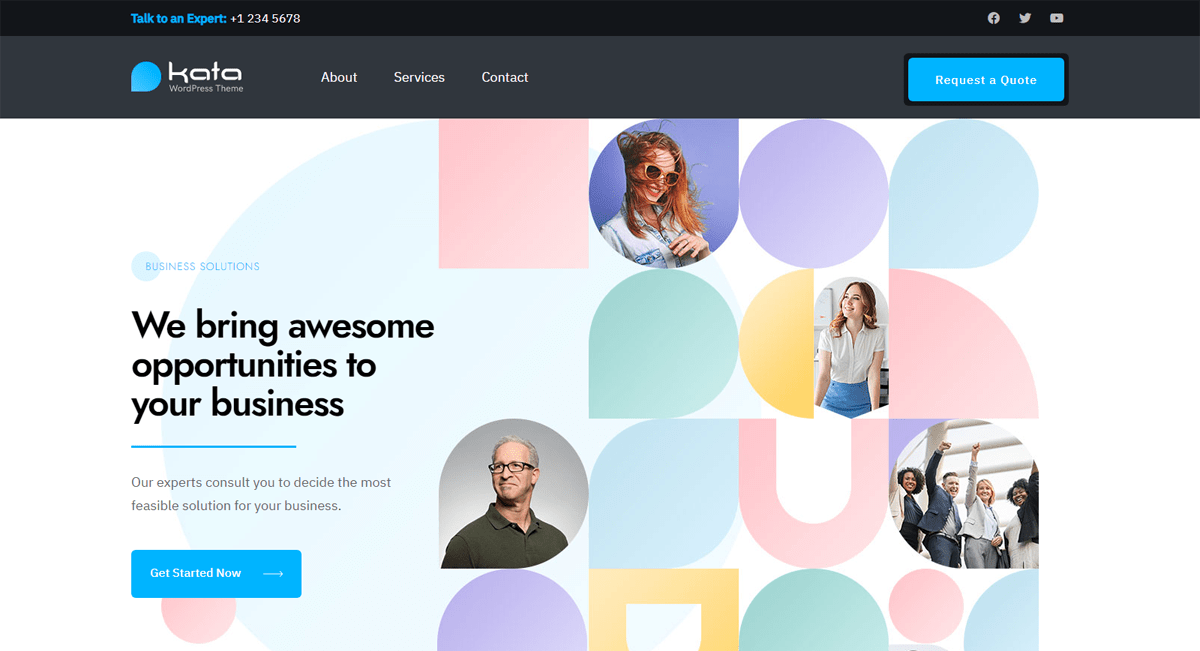 Kata Free WordPress Theme